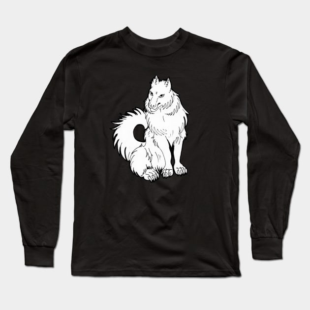 Chinese Zodiac Series - Dog Long Sleeve T-Shirt by WillowSeeker